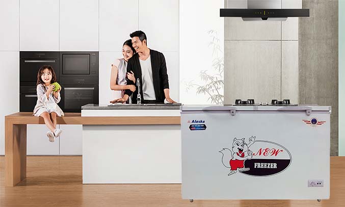 Tủ đông Alaska BCD-5068N làm lạnh nhanh
