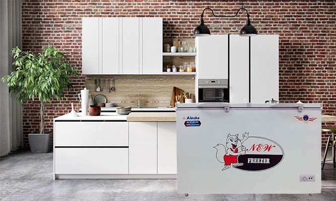 Tủ đông Alaska BCD-5068N thiết kế tiện lợi