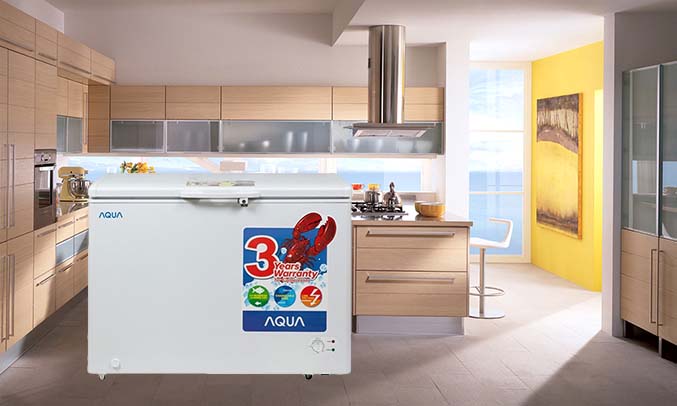 Tủ đông Aqua AQF-C410 dung tích lớn