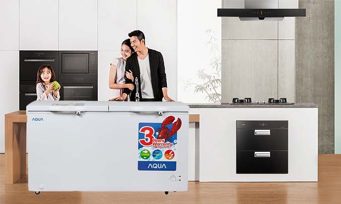 Tủ đông Aqua 2 ngăn AQF-R320 tiết kiệm điện