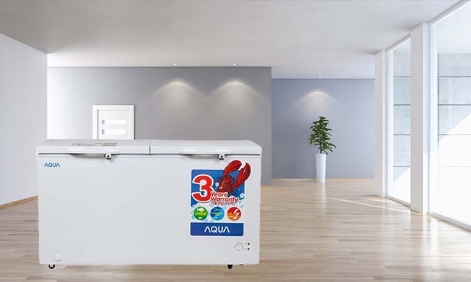 Tủ đông Aqua 2 ngăn AQF-R490 vận hành êm ái