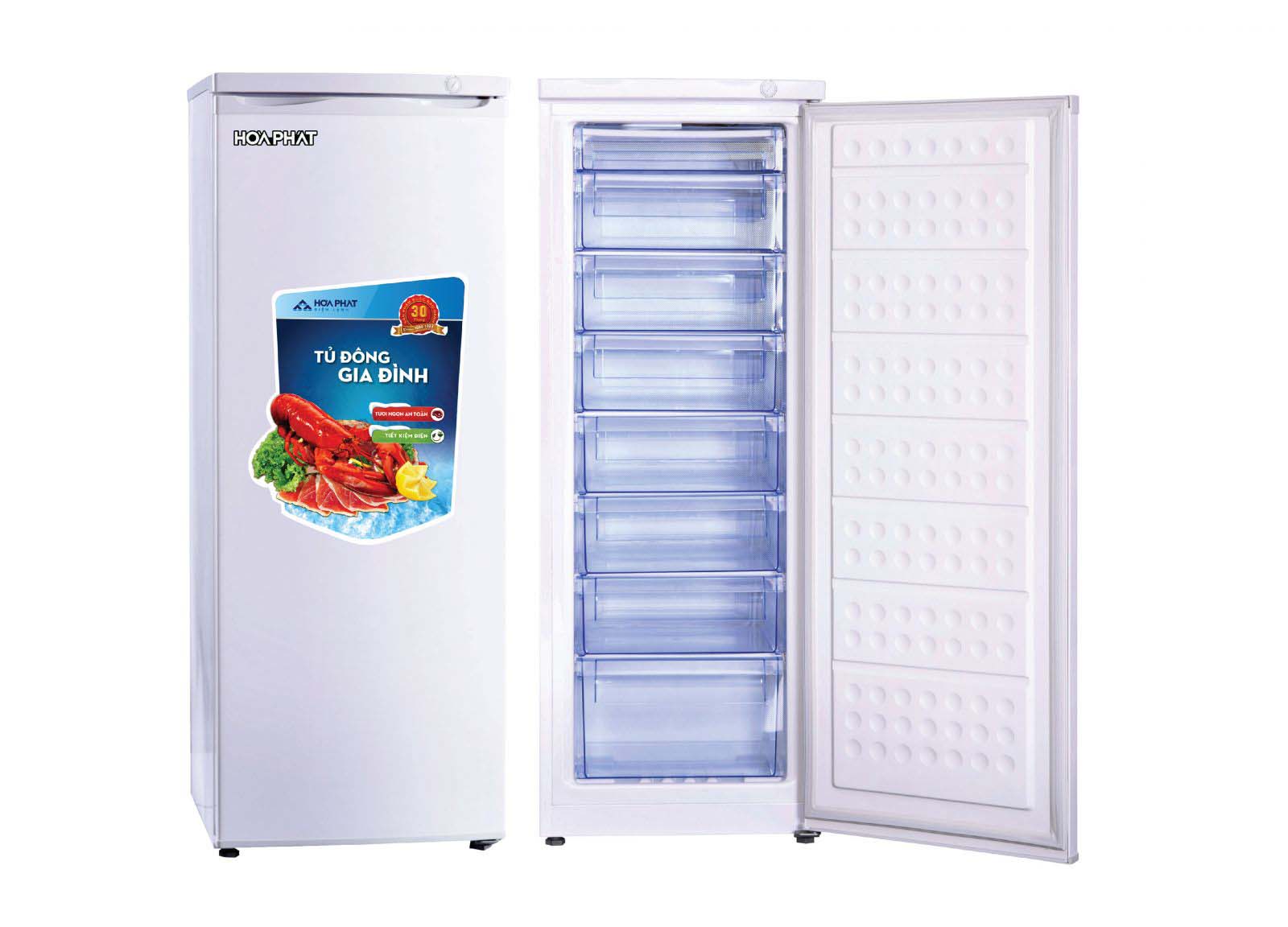 Tủ đông đứng Hòa Phát 216 lít HCF-220S