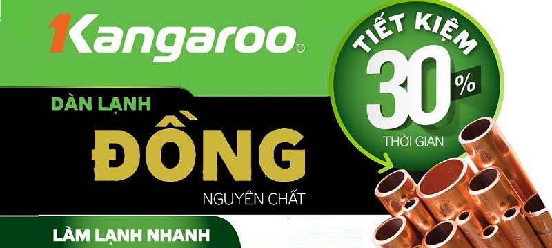 Dàn lạnh bằng đồng - Tủ đông Kangaroo KG388C2