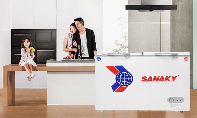 Tủ đông Sanaky VH-365A2 có nút xoay điều chỉnh