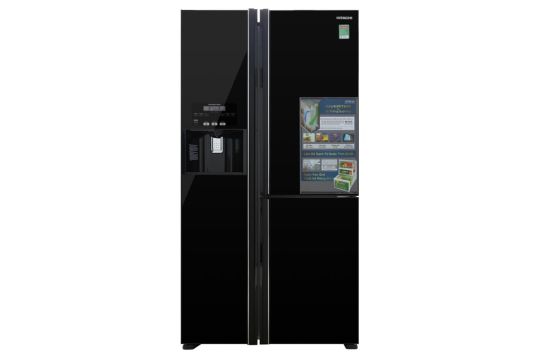 Hitachi Refrigerator Inverter 584 Liters 3 Doors R-FM800GPGV2 GBK Side by side