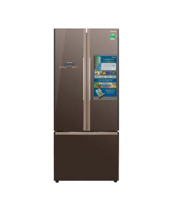 Hitachi Refrigerator Inverter 405 Liters 3 Doors R-FWB475PGV2(GBW) Bottom Freezer