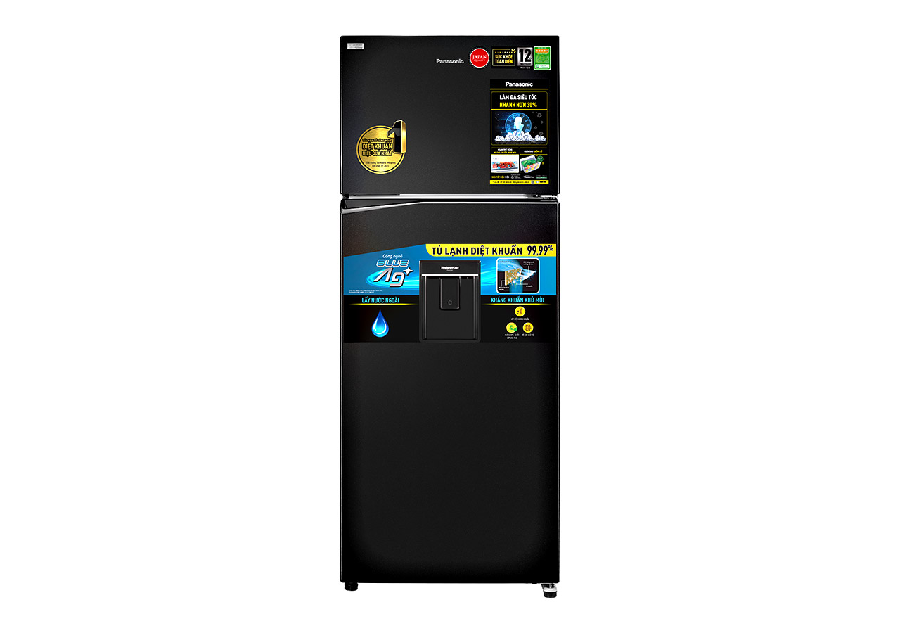Panasonic Refrigerator Inverter 326 Liters 2 Doors NR-TL351GPKV Top Freezer