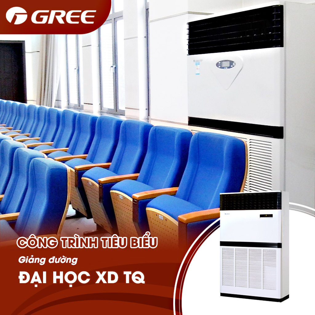Máy lạnh tủ đứng Gree làm mát vượt trội không gian thương mại