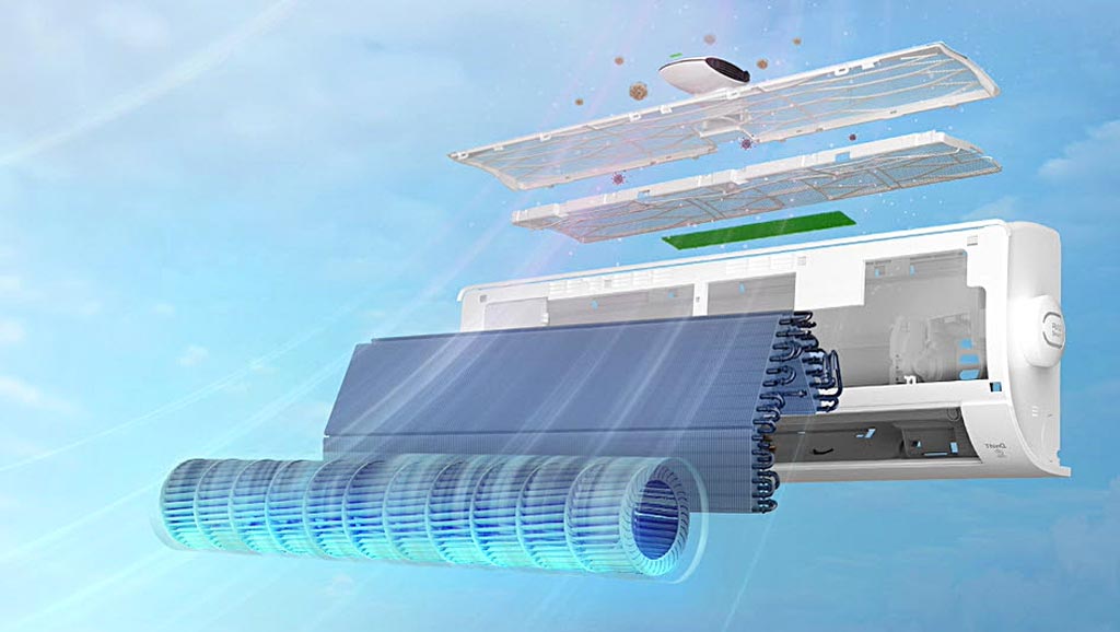 Enjoy all-around clean air thanks to LG's AirCare Complete SystemTM