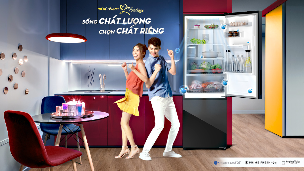 Panasonic chính thức ra mắt thế hệ tủ lạnh yêu sức khỏe