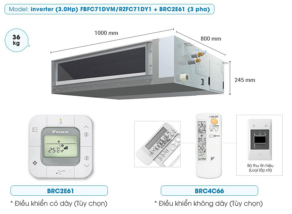 may-lanh-giau-tran-noi-ong-gio-daikin-inverter-30hp-fbfc71dvmrzfc71dy1-brc2e61-3-pha-kich-thuoc