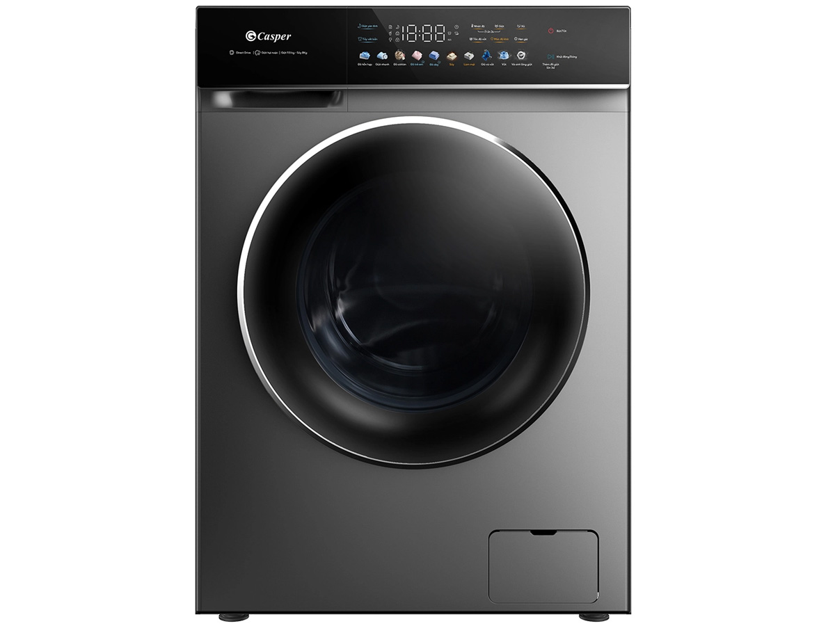 Máy giặt sấy Casper Prime Wash&Dry giặt 11.5kg, sấy 8kg WF-P115VGT11