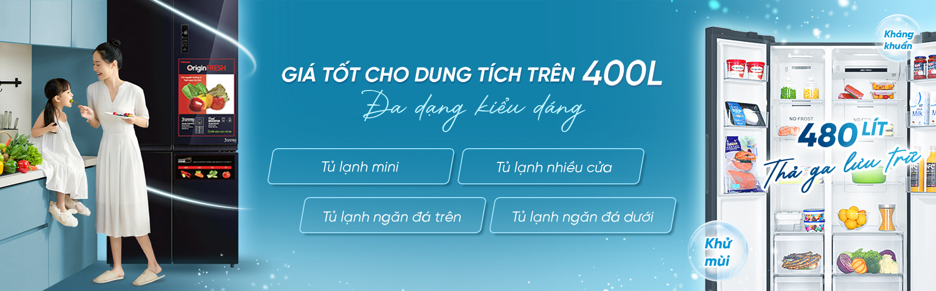 Banner tủ lạnh