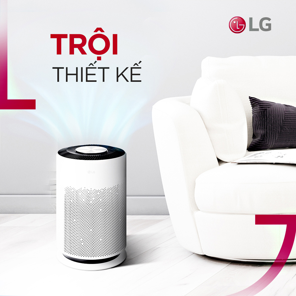 Tiện sử dụng, mạnh công năng với máy lọc không khí LG PuriCare 360 Hit