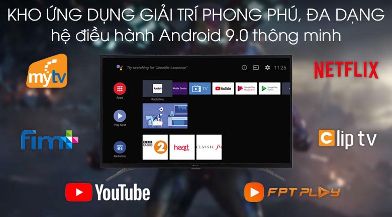 Android Tivi Casper 43 inch 43FG5000 Android Tivi Casper 43 inch 43FG5000 - Hệ điều hành