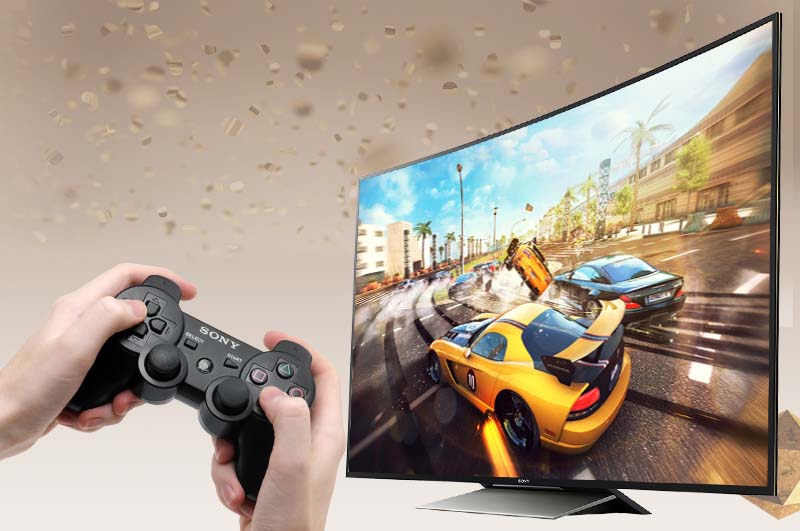 Android Tivi Cong Sony 55 inch KD-55S8500D - Kết nối tay cầm chơi game Android Tivi Cong Sony 55 inch KD-55S8500D - Kết nối tay cầm chơi game