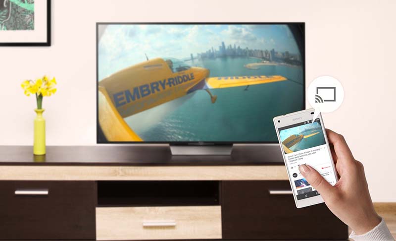 Android Tivi Cong Sony 55 inch KD-55S8500D - Tính năng Google Cast Android Tivi Cong Sony 55 inch KD-55S8500D - Tính năng Google Cast