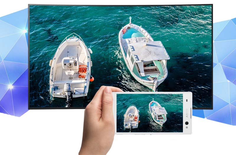 Android Tivi Cong Sony 65 inch KD-65S8500D - Chiếu màn hình điện thoại lên tivi Android Tivi Cong Sony 65 inch KD-65S8500D - Chiếu màn hình điện thoại lên tivi