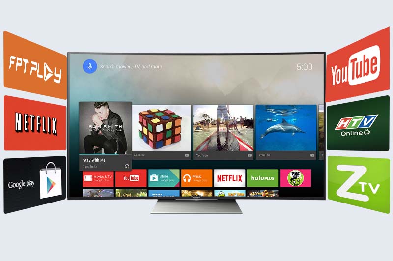 Android Tivi Cong Sony 65 inch KD-65S8500D - Android tivi nhiều ứng dụng hấp dẫn Android Tivi Cong Sony 65 inch KD-65S8500D - Android tivi nhiều ứng dụng hấp dẫn