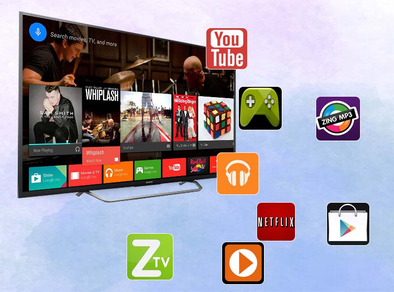 Android Tivi Sony 55 inch KD-55X7000D - Tính năng giải trí Android Tivi Sony 55 inch KD-55X7000D - Tính năng giải trí