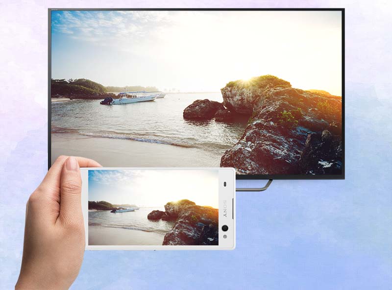 Android Tivi Sony 55 inch KD-55X7000D - Chiếu màn hình điện thoại lên TV Android Tivi Sony 55 inch KD-55X7000D - Chiếu màn hình điện thoại lên TV
