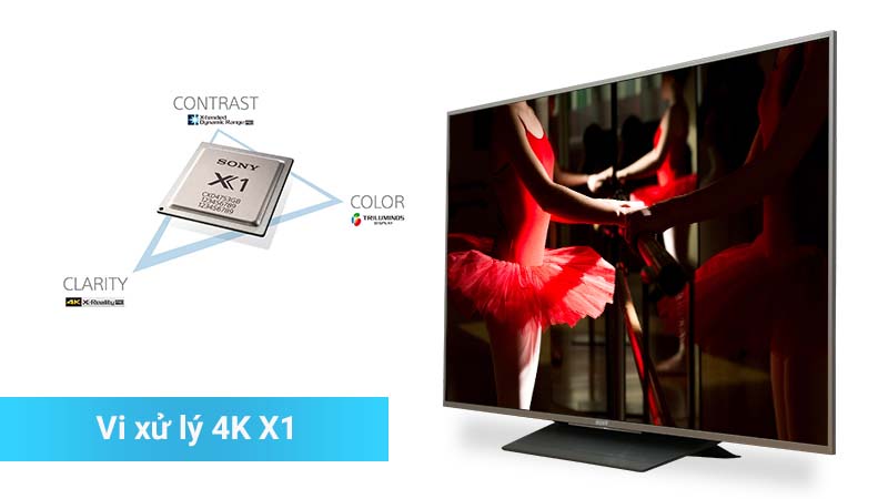 Hình ảnh sống động, tự nhiên với chíp xử lý tiên tiến 4K X1 Hình ảnh sống động, tự nhiên với chíp xử lý tiên tiến 4K X1
