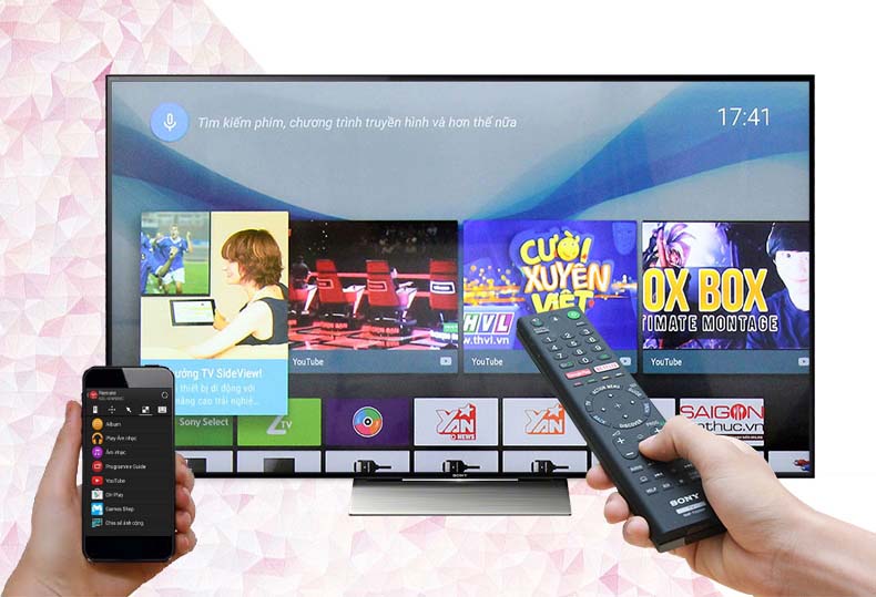 Smart Tivi Sony 55 inch KD-55X9300D - Điều khiển tivi bằng điện thoại Smart Tivi Sony 55 inch KD-55X9300D - Điều khiển tivi bằng điện thoại