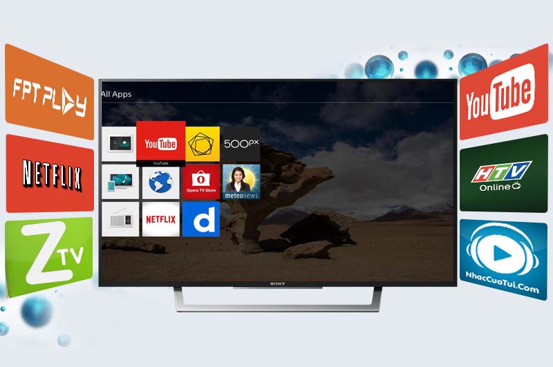 Internet Tivi Sony 43 inch KDL-43W750D - Ứng dụng giải trí Internet Tivi Sony 43 inch KDL-43W750D - Ứng dụng giải trí