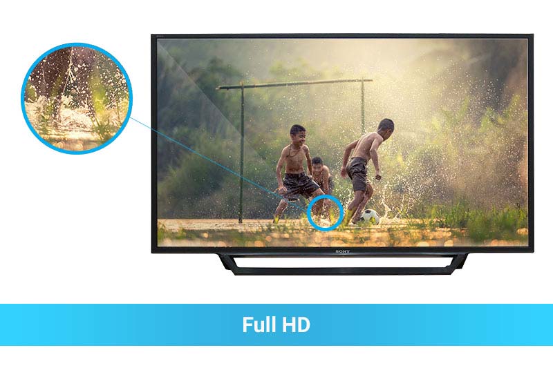 Tivi Full HD hình ảnh sắc nét, chân thực Tivi Full HD hình ảnh sắc nét, chân thực