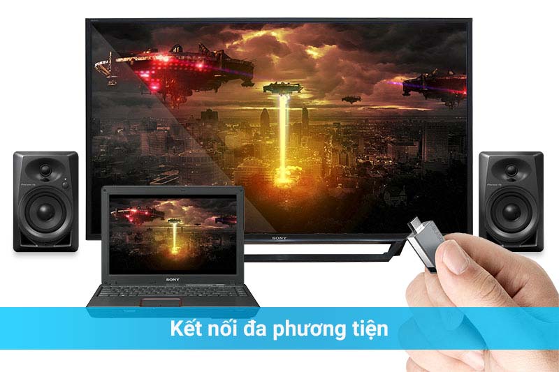 Kết nối tivi với USB, máy tính, đầu đĩa...