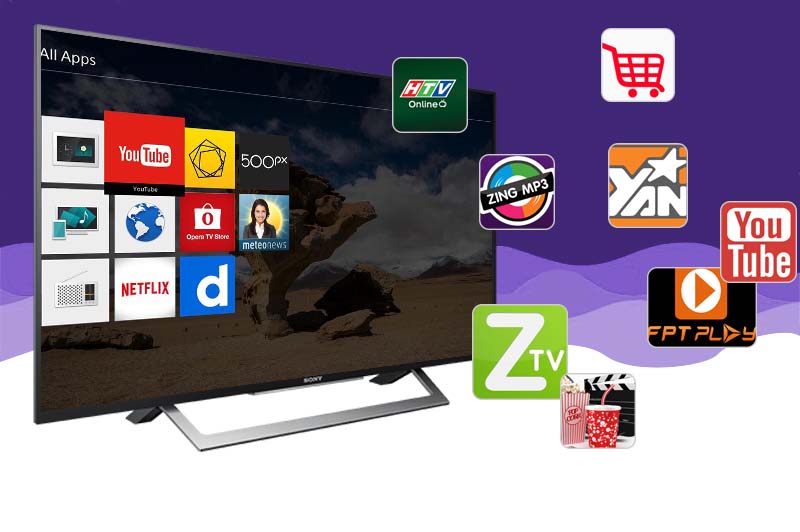 Internet Tivi Sony 49 inch KDL-49W750D - Ứng dụng Internet Tivi Sony 49 inch KDL-49W750D - Ứng dụng