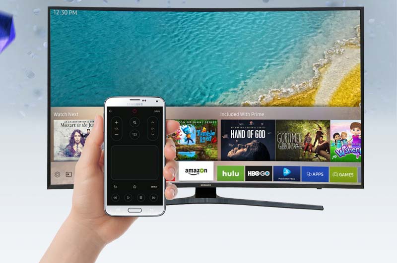 Smart Tivi Cong Samsung 43 inch UA43KU6500 - Điều khiển tivi bằng điện thoại Smart Tivi Cong Samsung 43 inch UA43KU6500 - Điều khiển tivi bằng điện thoại