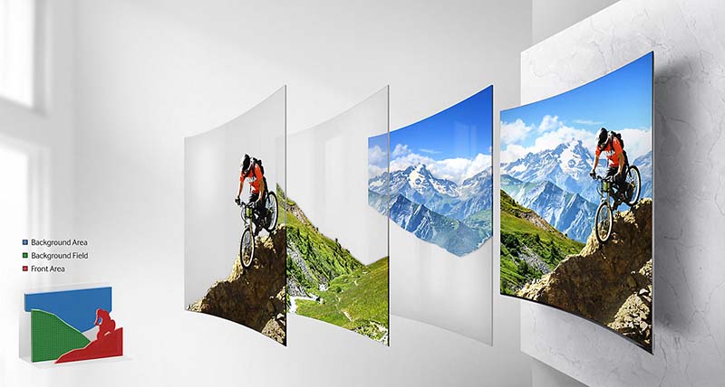 Smart Tivi Cong Samsung 49 inch UA49K6300 - Công nghệ Auto-Depth Enhancer tự động điều chỉnh độ tương phản Smart Tivi Cong Samsung 49 inch UA49K6300 - Công nghệ Auto-Depth Enhancer tự động điều chỉnh độ tương phản