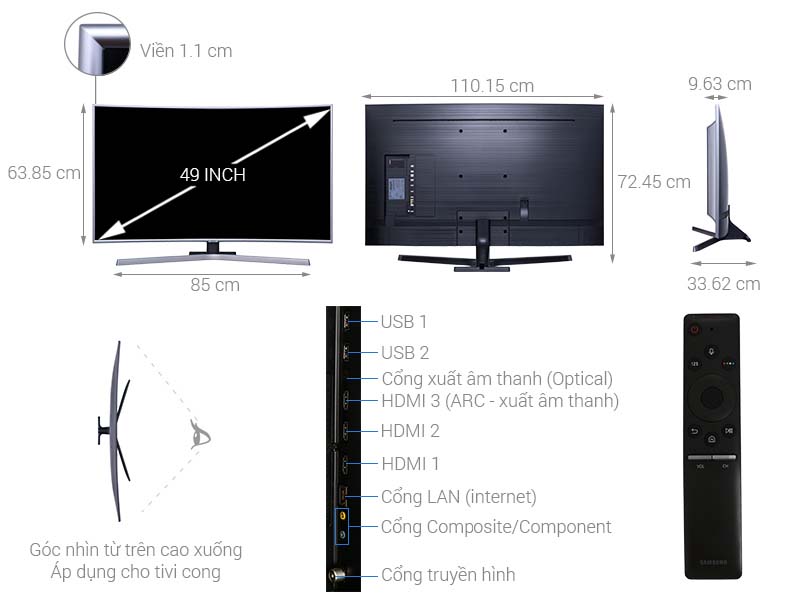 Smart Tivi Cong Samsung 4K 49 inch UA49NU7500 Smart Tivi Cong Samsung 4K 49 inch UA49NU7500
