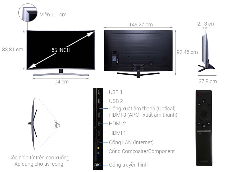 Smart Tivi Cong Samsung 4K 65 inch UA65NU7500 Smart Tivi Cong Samsung 4K 65 inch UA65NU7500