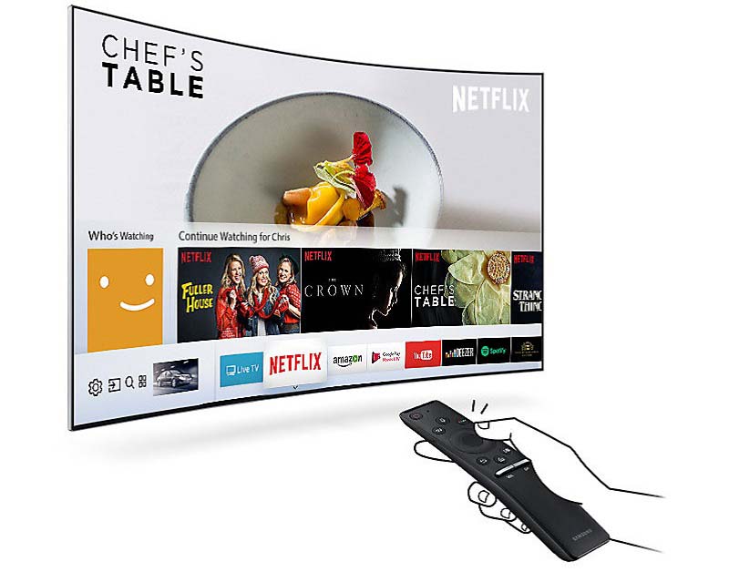 Smart Tivi Cong Samsung 55 inch UA55MU9000 - Giao diện bắt mắt Smart Tivi Cong Samsung 55 inch UA55MU9000 - Giao diện bắt mắt
