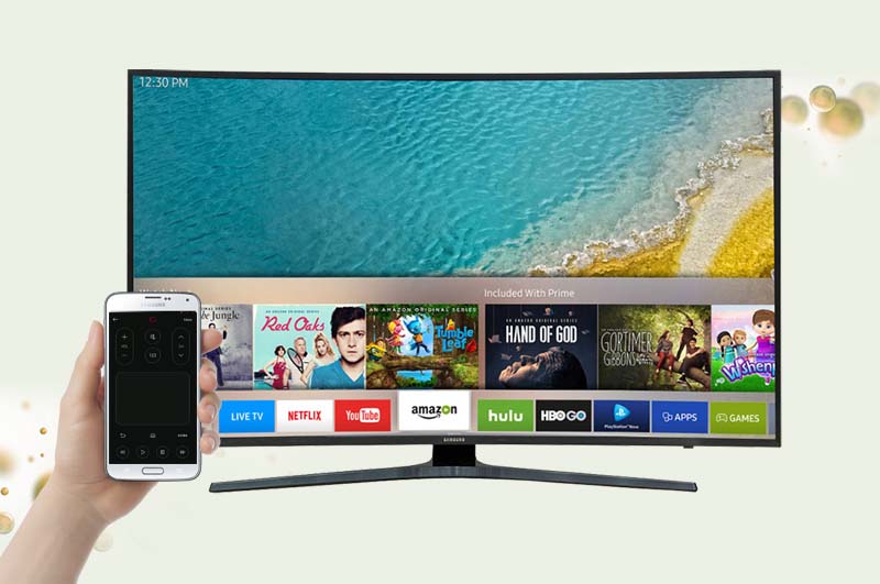 Smart Tivi Cong Samsung 65 inch UA65KU6500 - Điều khiển tivi bằng điện thoại Smart Tivi Cong Samsung 65 inch UA65KU6500 - Điều khiển tivi bằng điện thoại