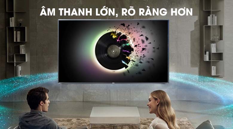 Smart Tivi LG 32 inch 32LM570BPTC có công nghệ DTS Virtual:X cho âm thanh lớn, rõ ràng hơn