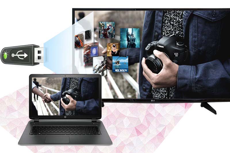 Smart Tivi LG 43 inch 43LH590T-Kết nối
