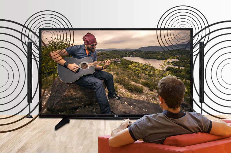 Smart Tivi LG 43 inch 43LH590T-Âm thanh vang dội Smart Tivi LG 43 inch 43LH590T-Âm thanh vang dội