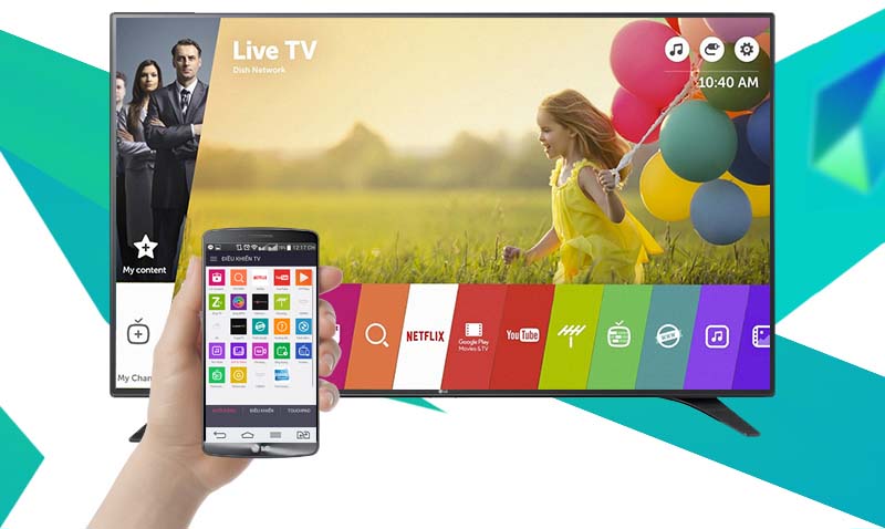 Smart Tivi LG 43 inch 43LH600T - Điều khiển tivi bằng điện thoại Smart Tivi LG 43 inch 43LH600T - Điều khiển tivi bằng điện thoại
