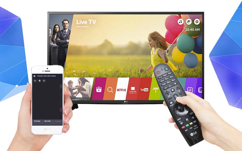Smart Tivi LG 49 inch 49UH617T - Điều khiển tivi bằng điện thoại Smart Tivi LG 49 inch 49UH617T - Điều khiển tivi bằng điện thoại