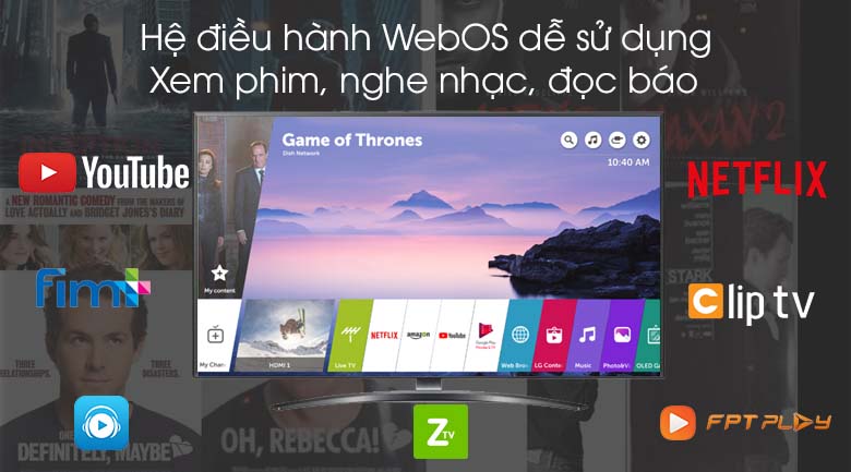 Smart Tivi LG 4K 55 inch 55UM7600PTA - WebOS Smart Tivi LG 4K 55 inch 55UM7600PTA - WebOS