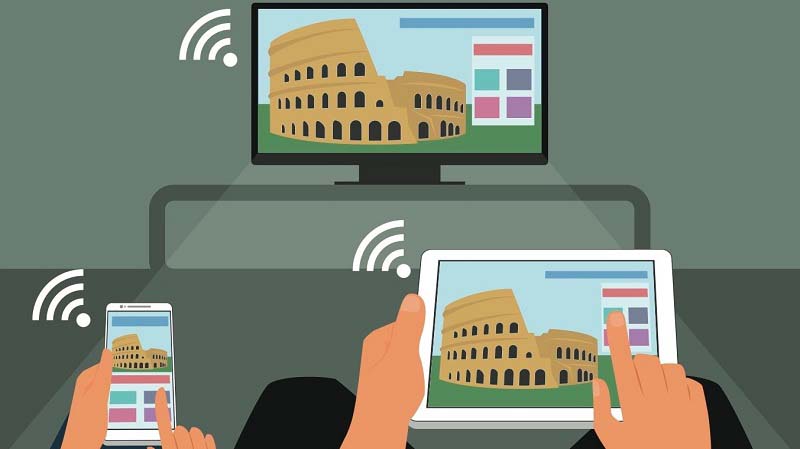 Chiếu màn hình điện thoại lên tivi Chiếu màn hình điện thoại lên tivi
