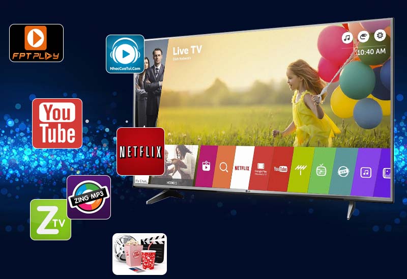 Smart Tivi LG 55 inch 55UH617T - Ứng dụng Smart Tivi LG 55 inch 55UH617T - Ứng dụng