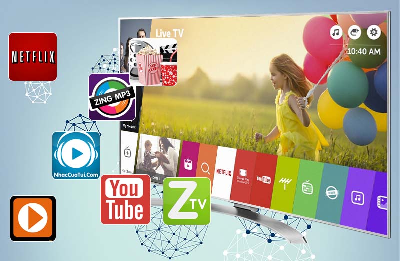 Smart Tivi LG 55 inch 55UH770T - Ứng dụng Smart Tivi LG 55 inch 55UH770T - Ứng dụng