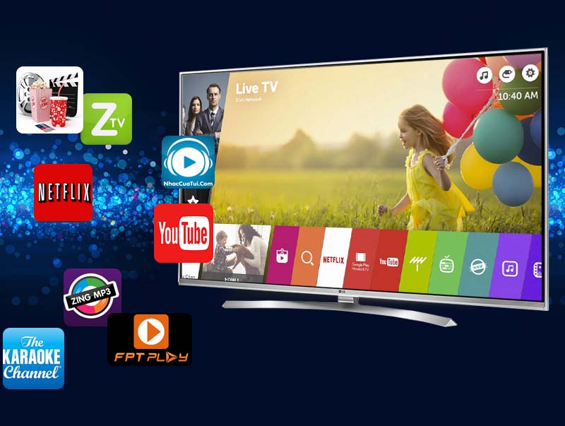 Smart Tivi LG 55 inch 55UH850T - Ứng dụng Smart Tivi LG 55 inch 55UH850T - Ứng dụng