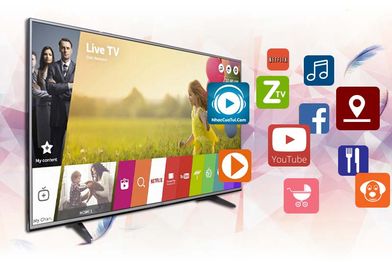 Smart Tivi LG 65 inch 65UH617T - Ứng dụng giải trí Smart Tivi LG 65 inch 65UH617T - Ứng dụng giải trí