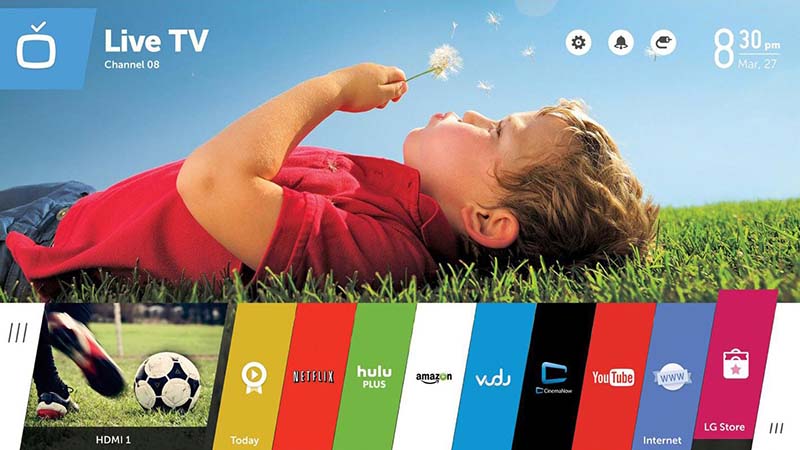 Giao diện WebOs thông minh Giao diện WebOs thông minh