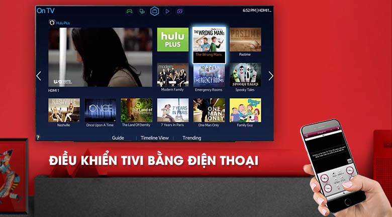 Điều khiển tivi bằng điện thoại thông qua ứng dụng LG TV Plus - Smart Tivi OLED LG 4K 55 inch 55C9PTA